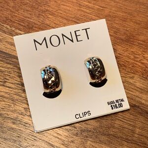 NEW Monet clip-on earrings